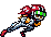 Another animated sprite, but of Sena running with his eyeshield helmet on.